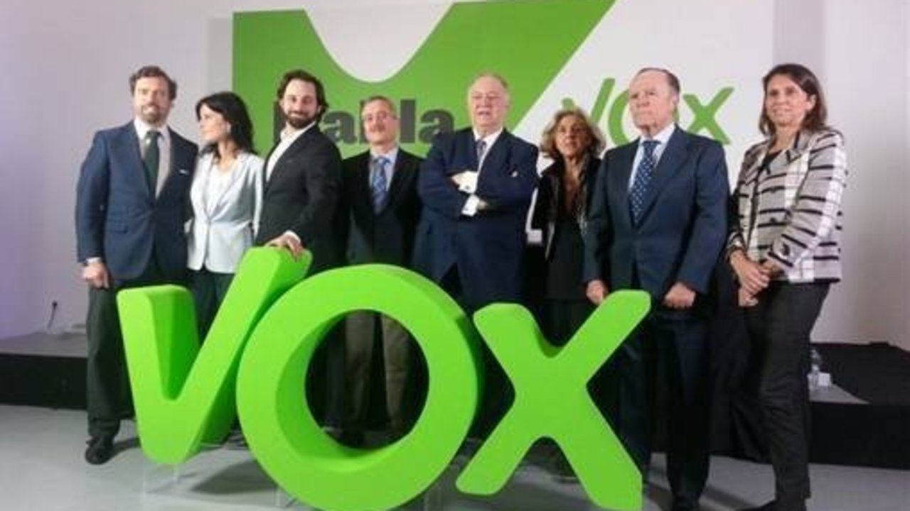 Santiago Abascal y Ortega Lara encabezan el proyecto de Vox.