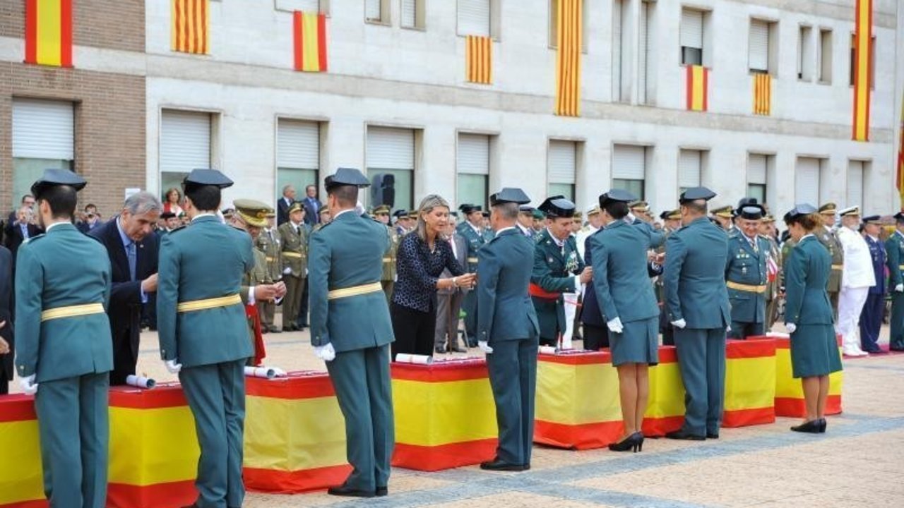 Acto de la Guardia Civil en Cataluña.
