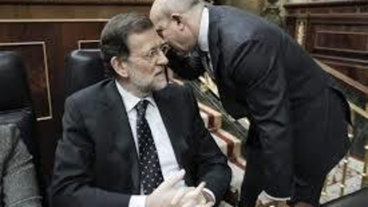 Mariano Rajoy y José Ignacio Wert.