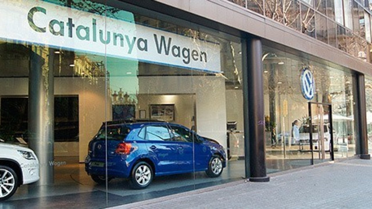 Concesionario de Volkswagen en Barcelona.