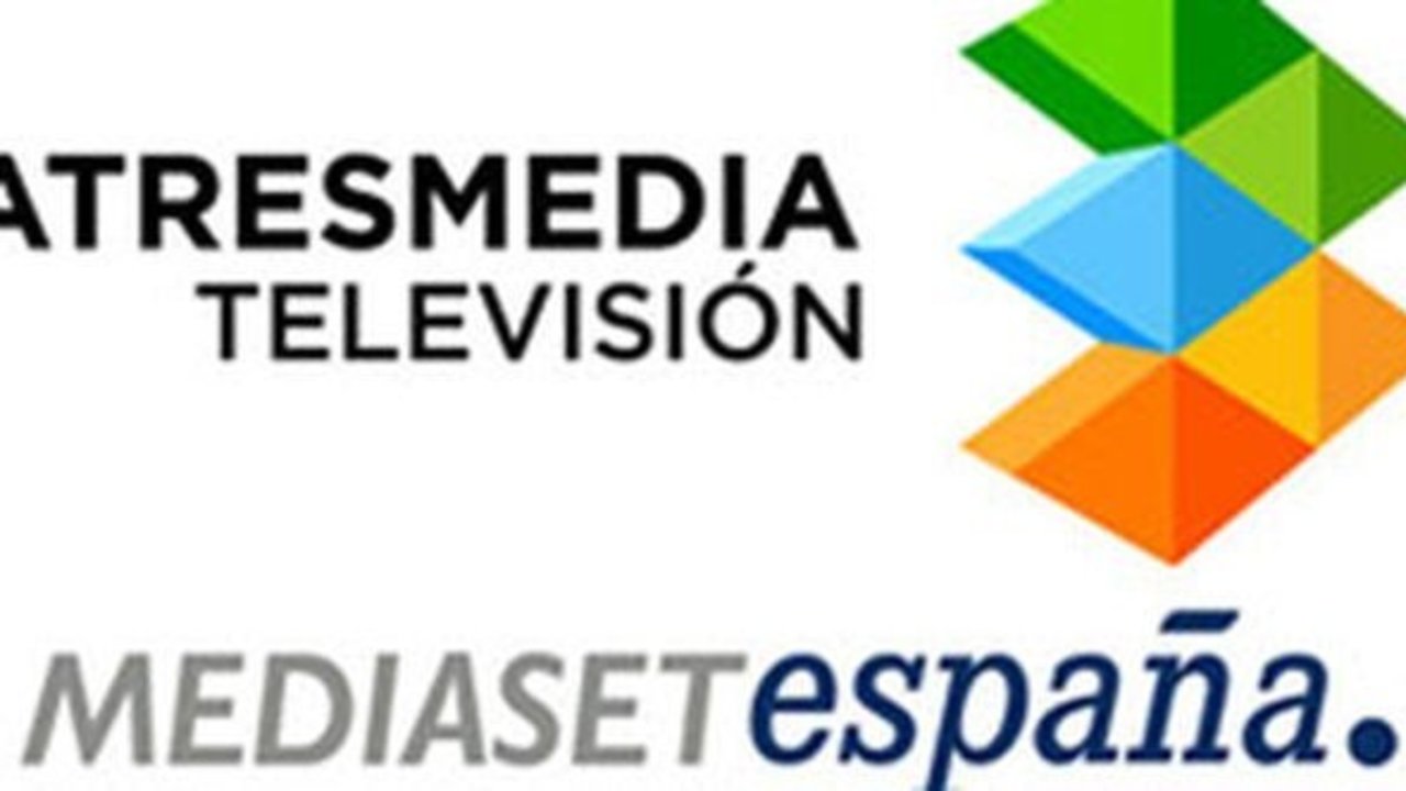 Imagen corporativa de Mediaset y Atresmedia.