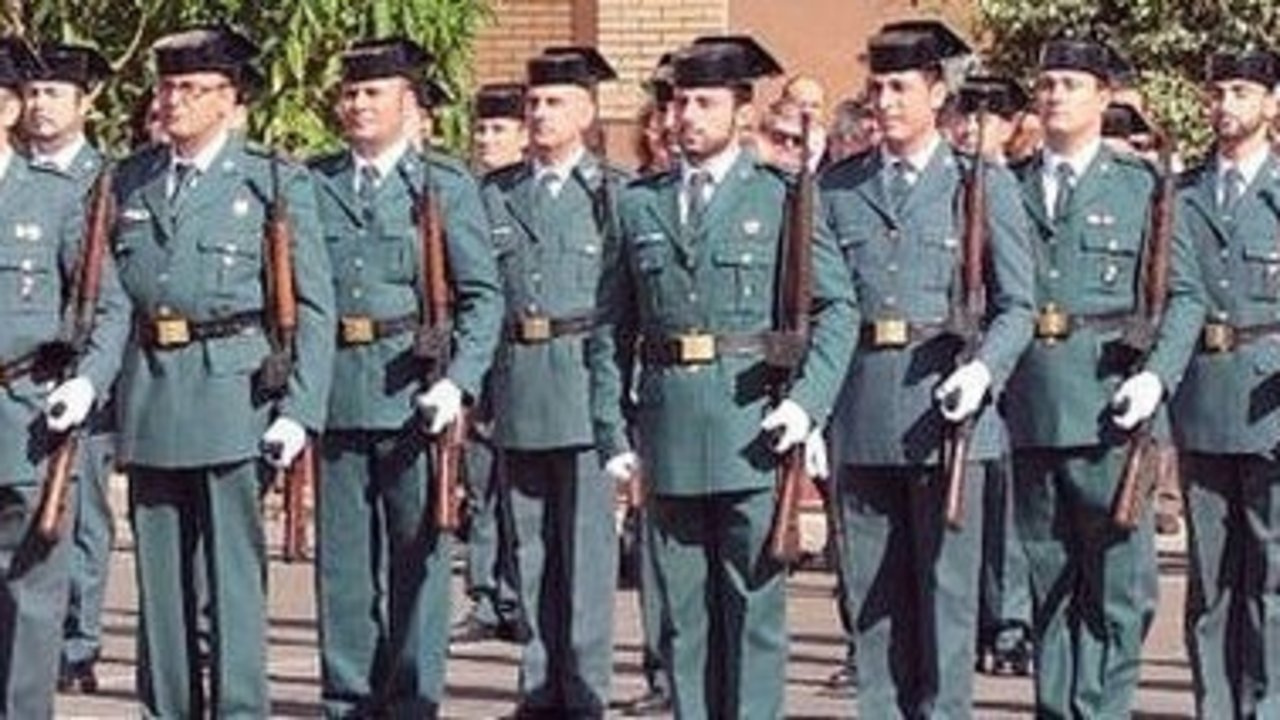 Agentes de la Guardia Civil de Navarra.