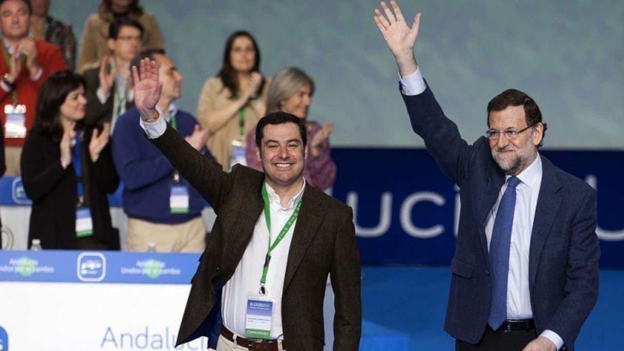 Rajoy y Moreno Bonilla.