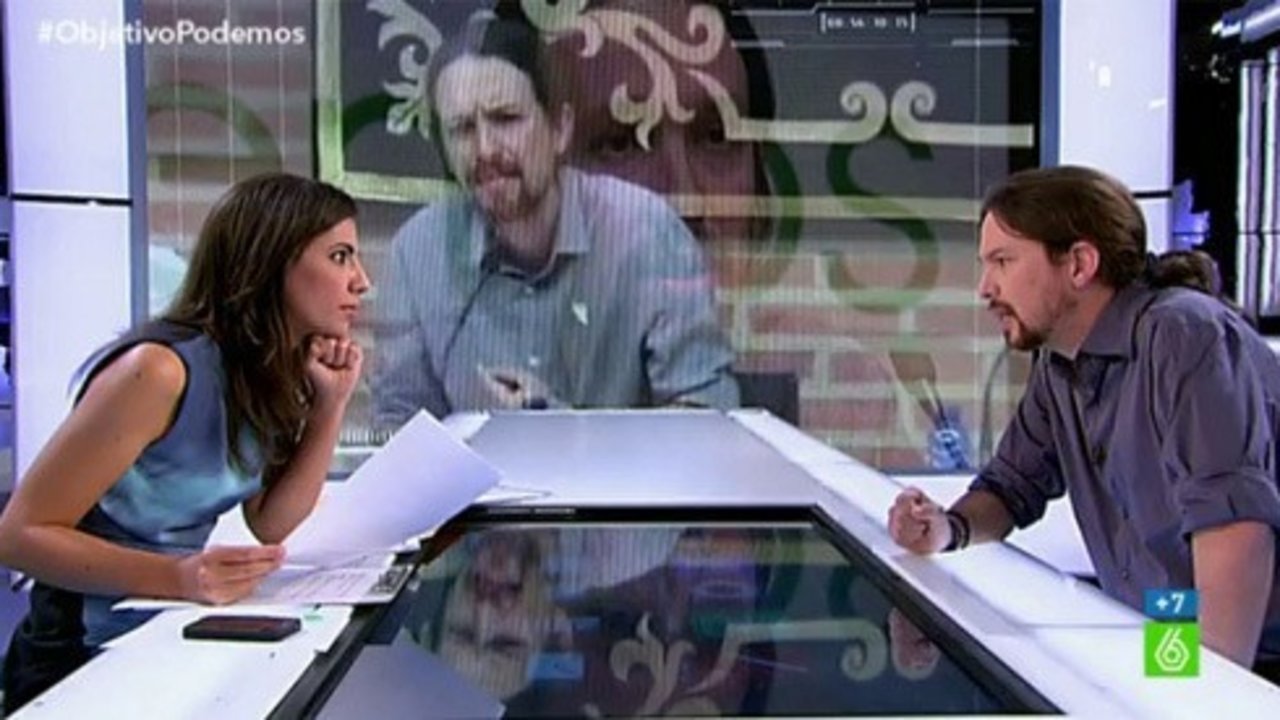 Ana Pastor entrevista a Pablo Iglesias.