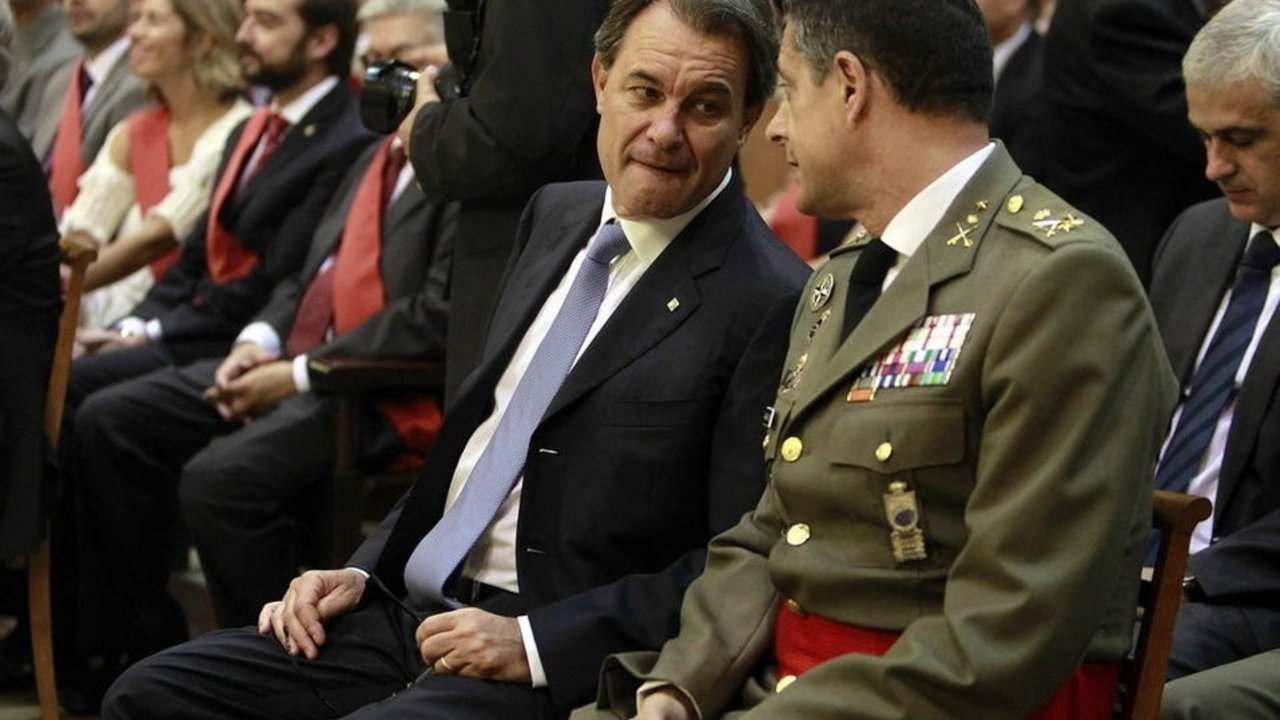 El teniente general de Cataluña con Artur Mas.