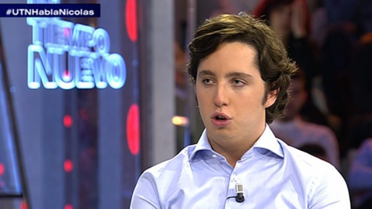 Fran Nicolás, durante una entrevista en Telecinco.
