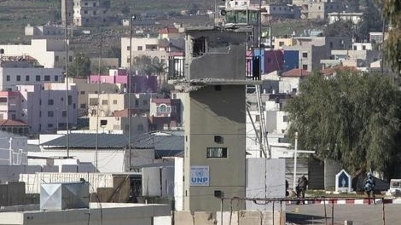 Torre de vigilancia donde falleció el cabo Soria.