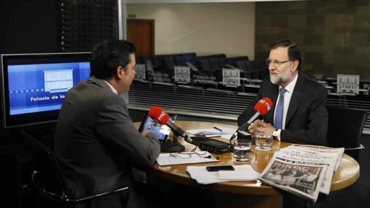 Entrevista a Rajoy en RNE.