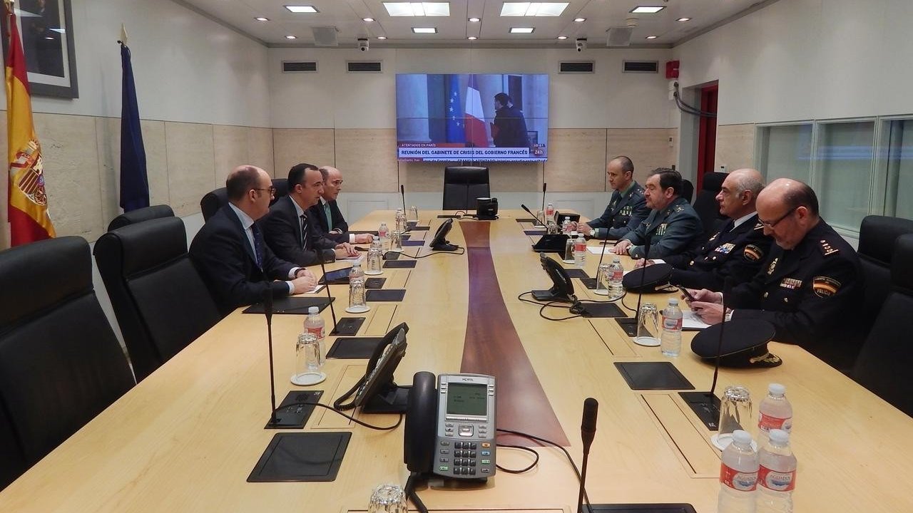 Reunión de la Comisión de Evaluación de amenaza terrorista en España.