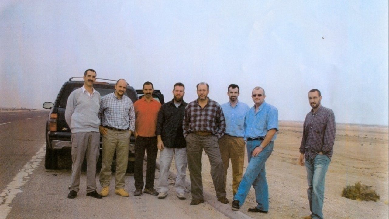 Última foto que se hicieron los agentes del CNI antes de que los mataran en Irak.