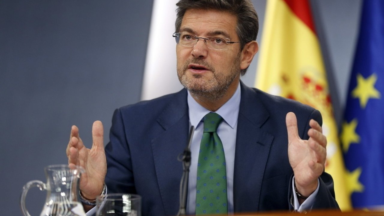 El ministro de Justicia en funciones, Rafael Catalá.