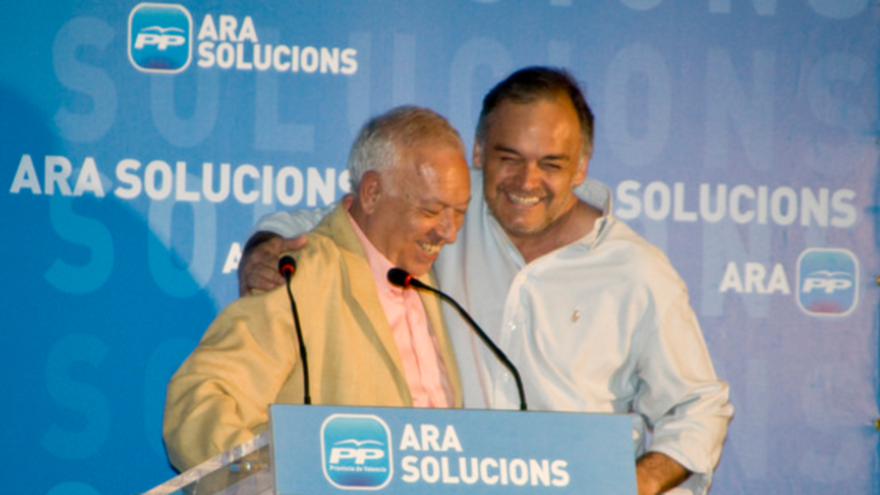 José Manuel García-Margallo y Esteban González Pons.
