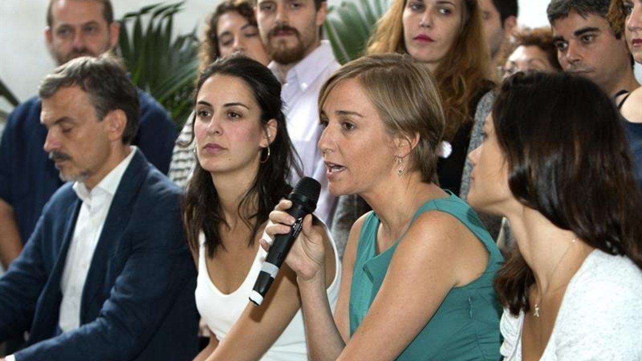 Rita Maestre y Tania Sánchez presentado el proyecto 'Adelante Podemos'