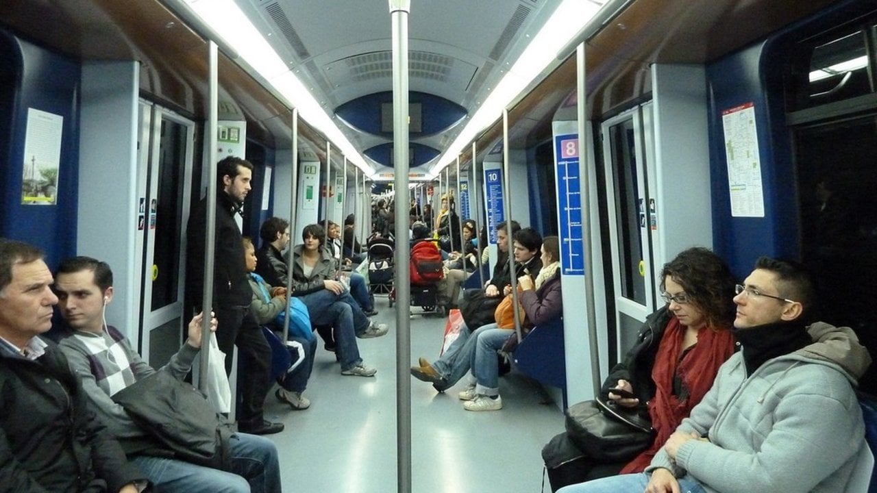 Vagón del Metro de Madrid.