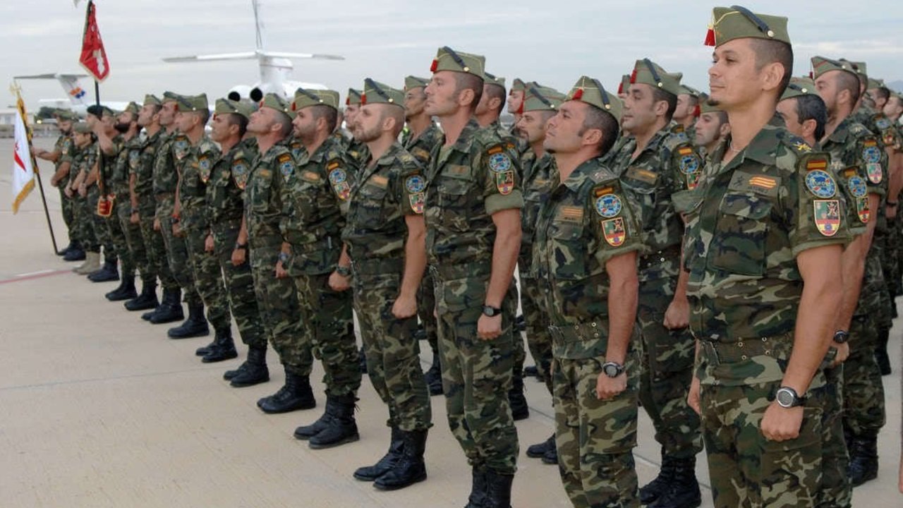 Militares españoles.