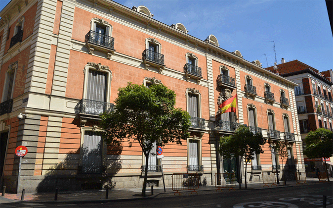 Palacio de Parcent, sede del Ministerio de Justicia.