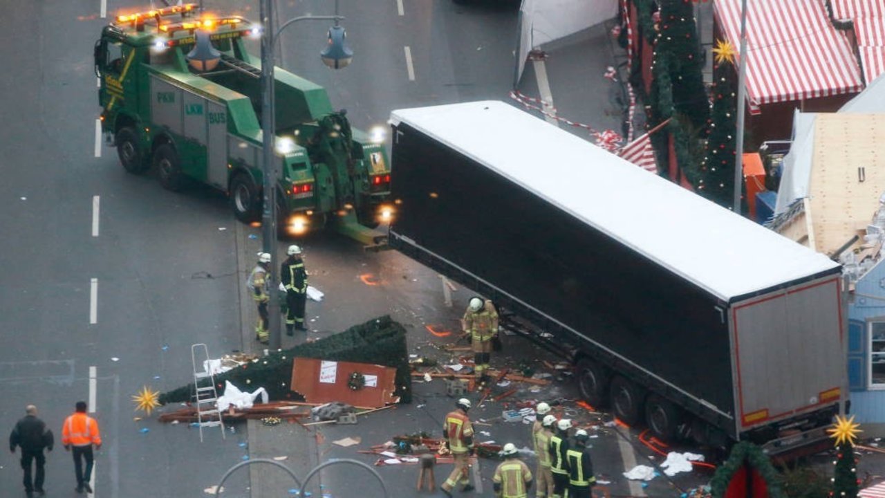 Imágenes del atentado en Berlín. 
