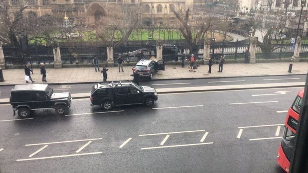 El coche utilizado para el ataque de Londres.