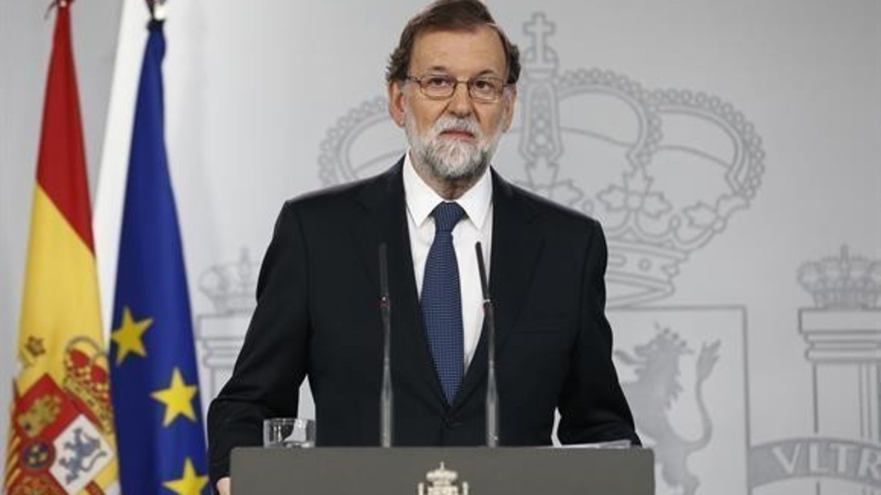 Rajoy valora el 1-O desde La Moncloa.