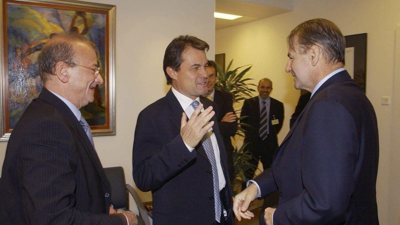 Jordi Vilajoana (izquierda), junto a Artur Mas.