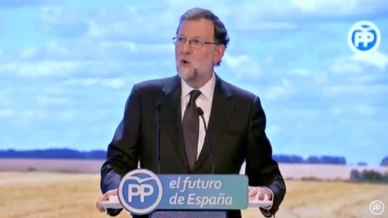 Mariano Rajoy, en el Congreso Nacional del PP.