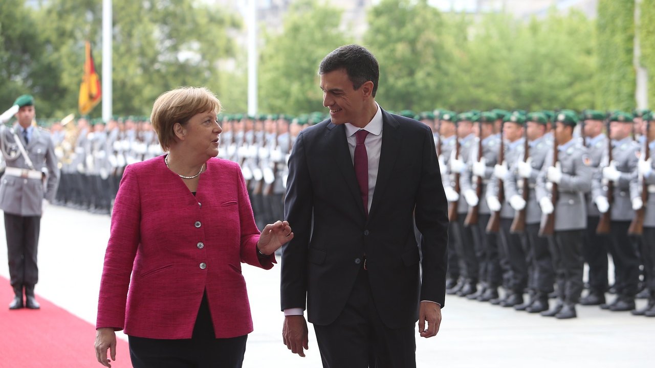 Sánchez y Merkel