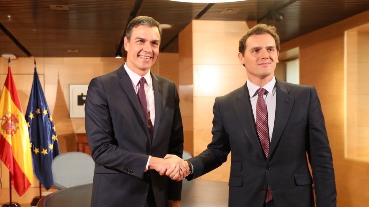 Pedro Sánchez y Albert Rivera.