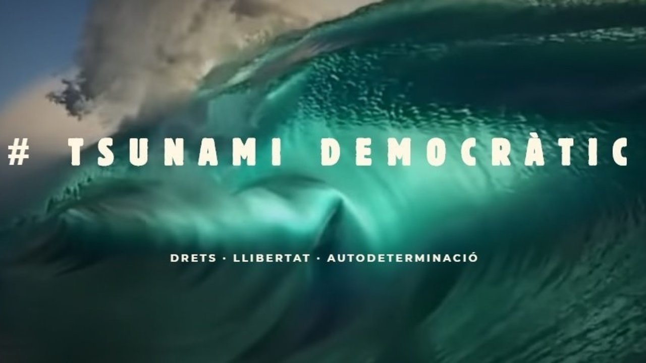Web del movimiento Tsunami Democràtic.