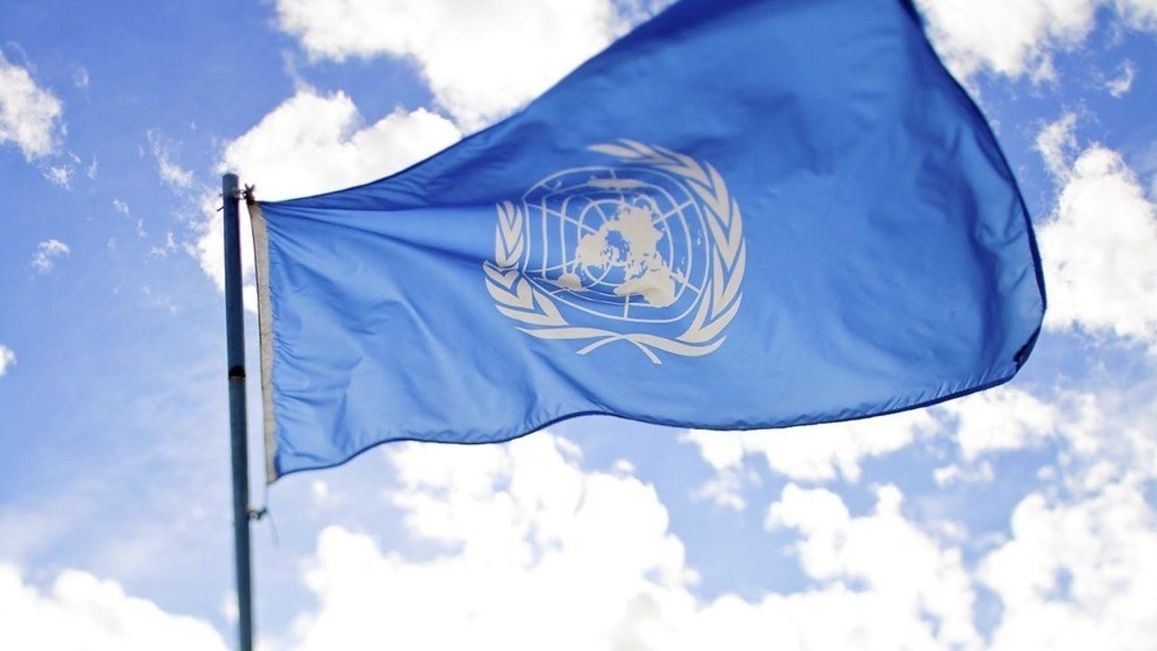 Bandera de la ONU.