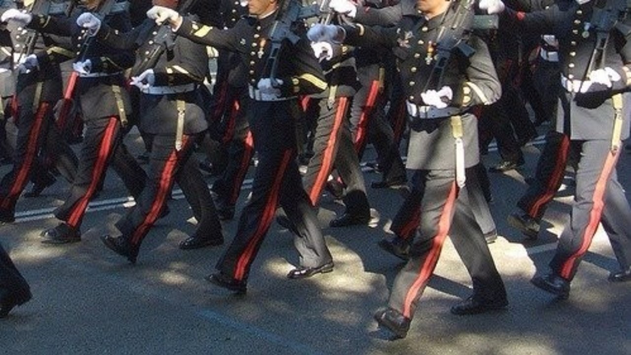 Desfile de la Infantería de Marina.