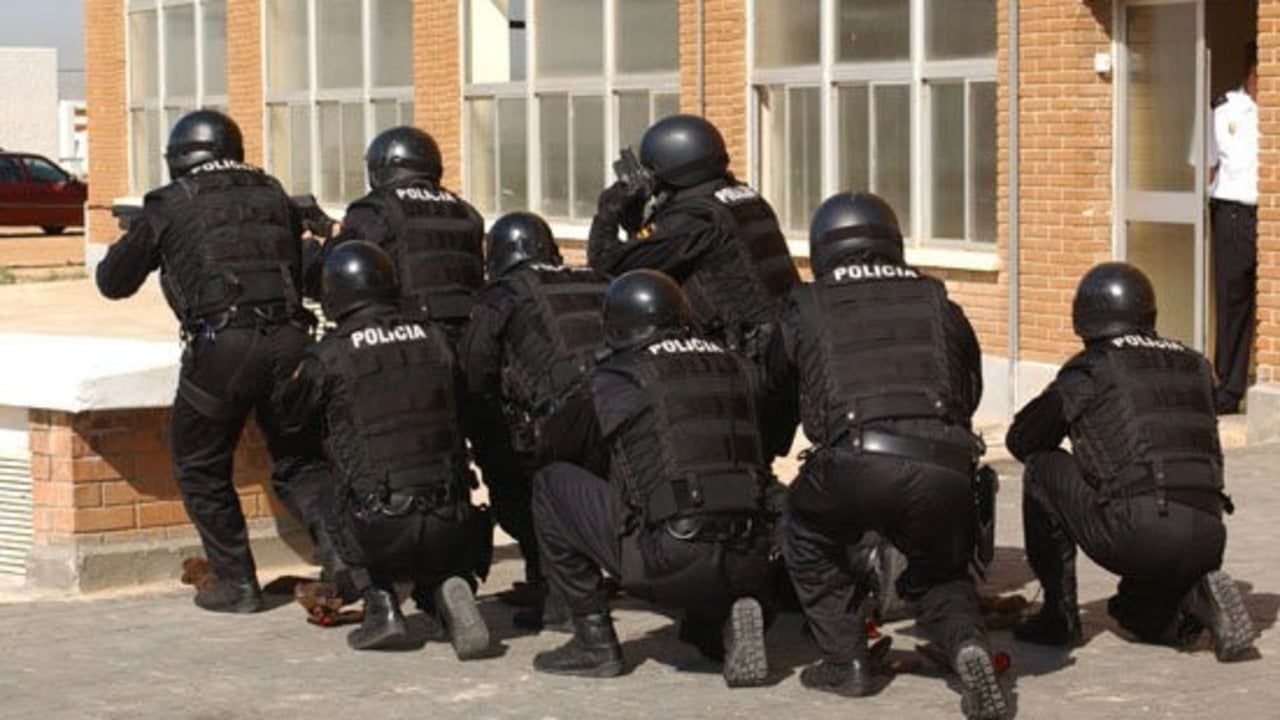 Agentes del GEO de la Policía Nacional.