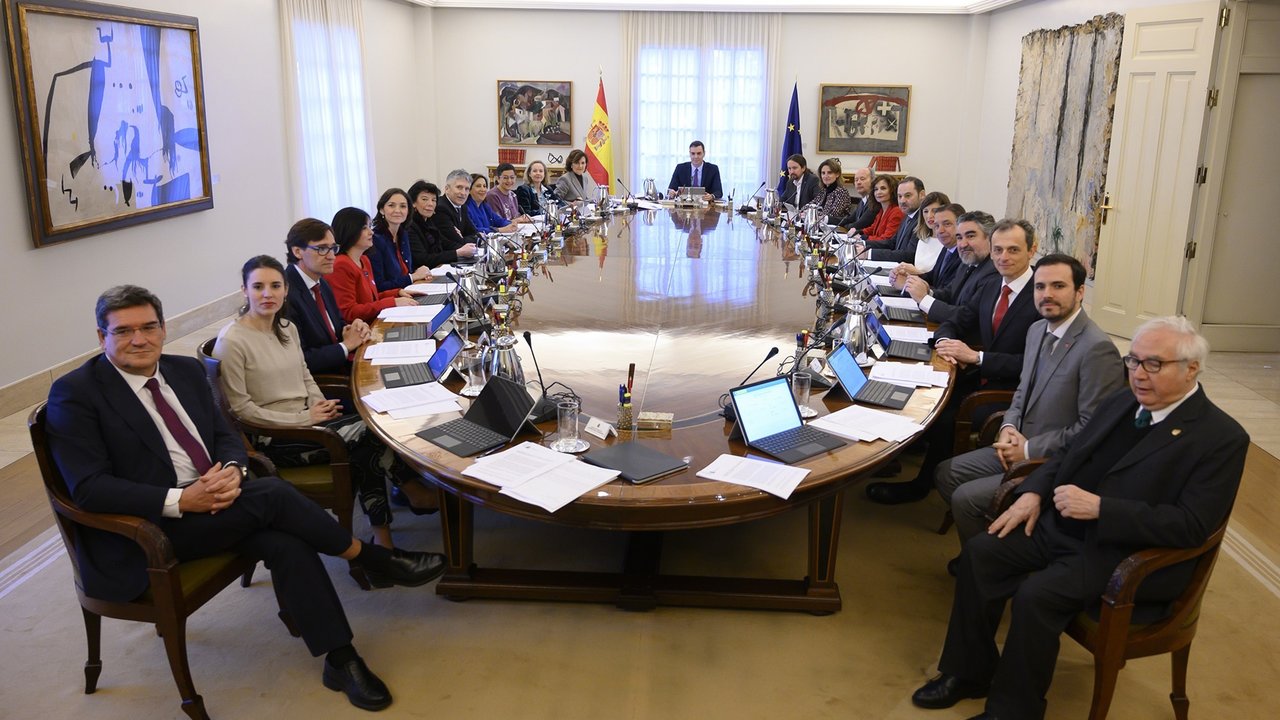 Primer Consejo de Ministros PSOE-Podemos.