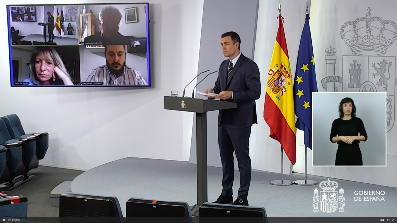 Pedro Sánchez, rueda de prensa 7 de junio de 2020
