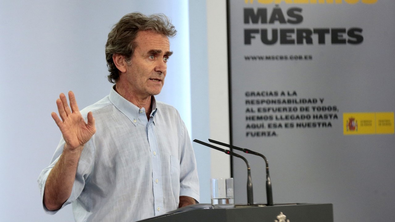 Fernando Simón, durante una rueda de prensa el 17 de junio de 2020