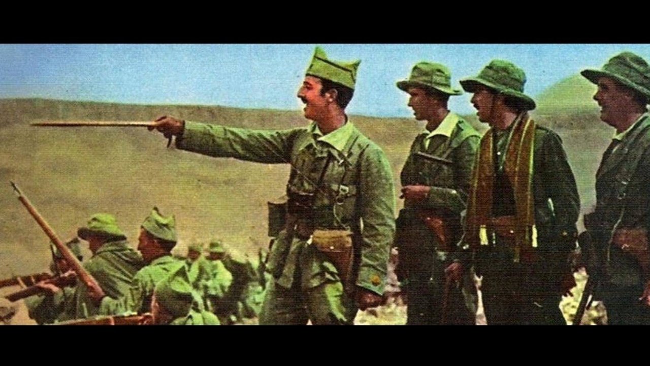 Francisco Franco, en una imagen coloreada de su etapa en la Legión.