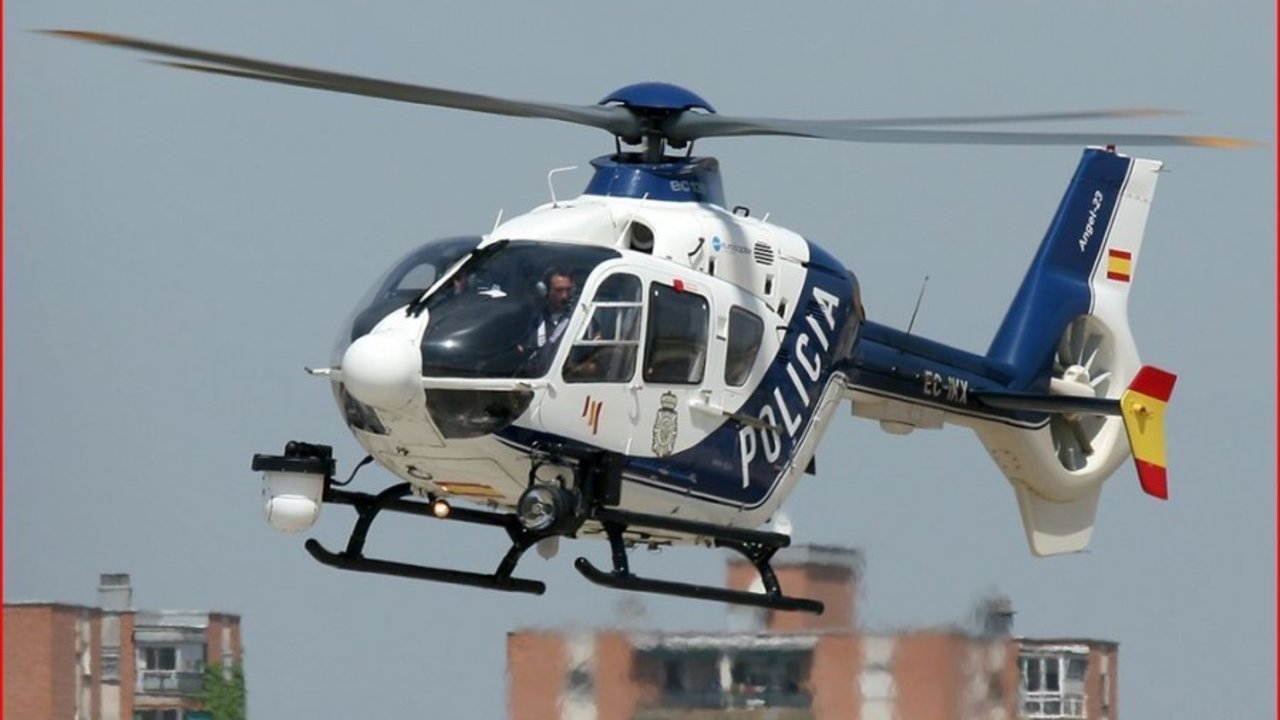 Helicóptero Condor de la Policía Nacional.