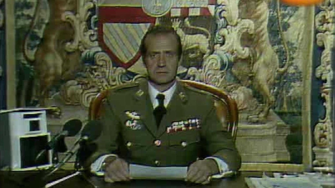 Juan Carlos, en su mensaje contra el golpe del 23-F.