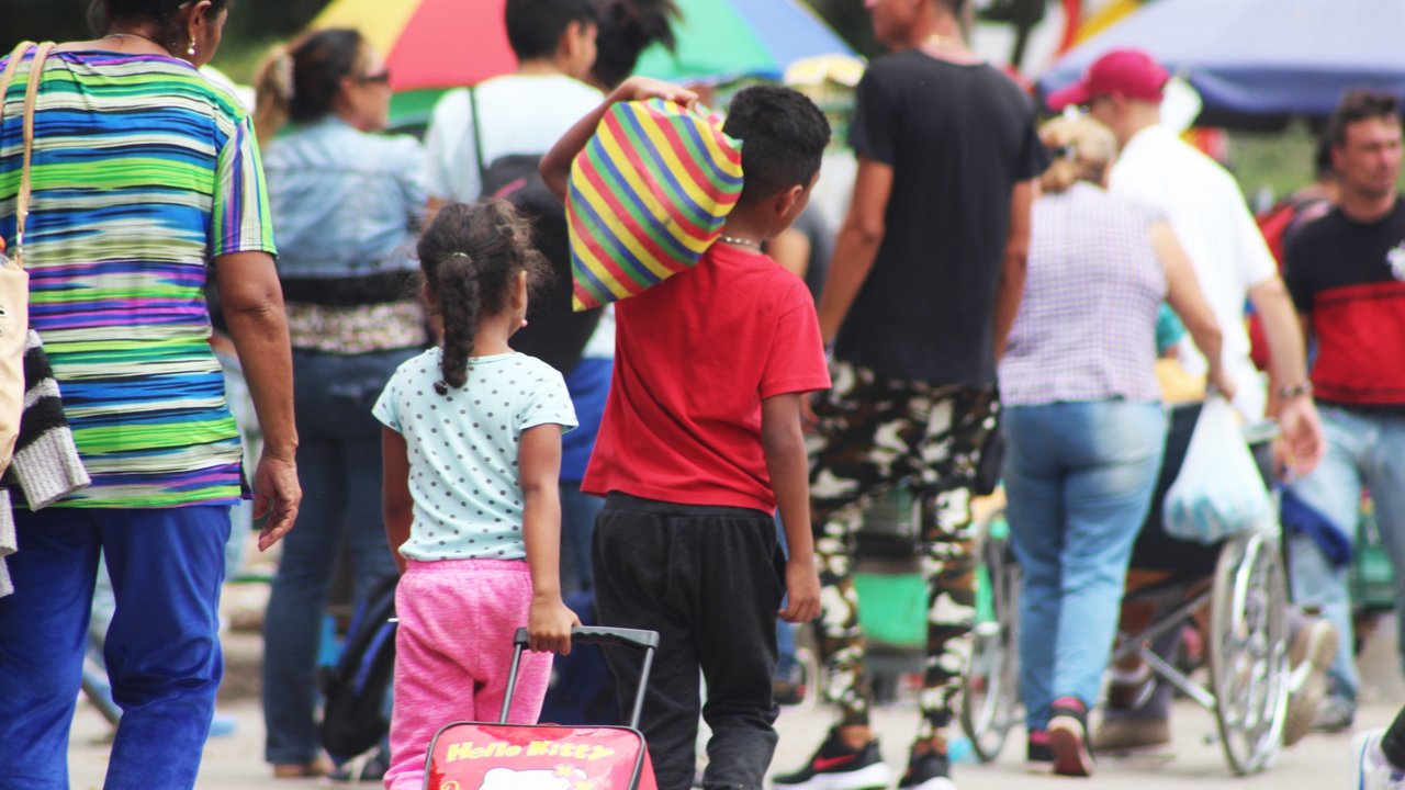 Venezolanos llegan a Colombia (Foto: World Vision).