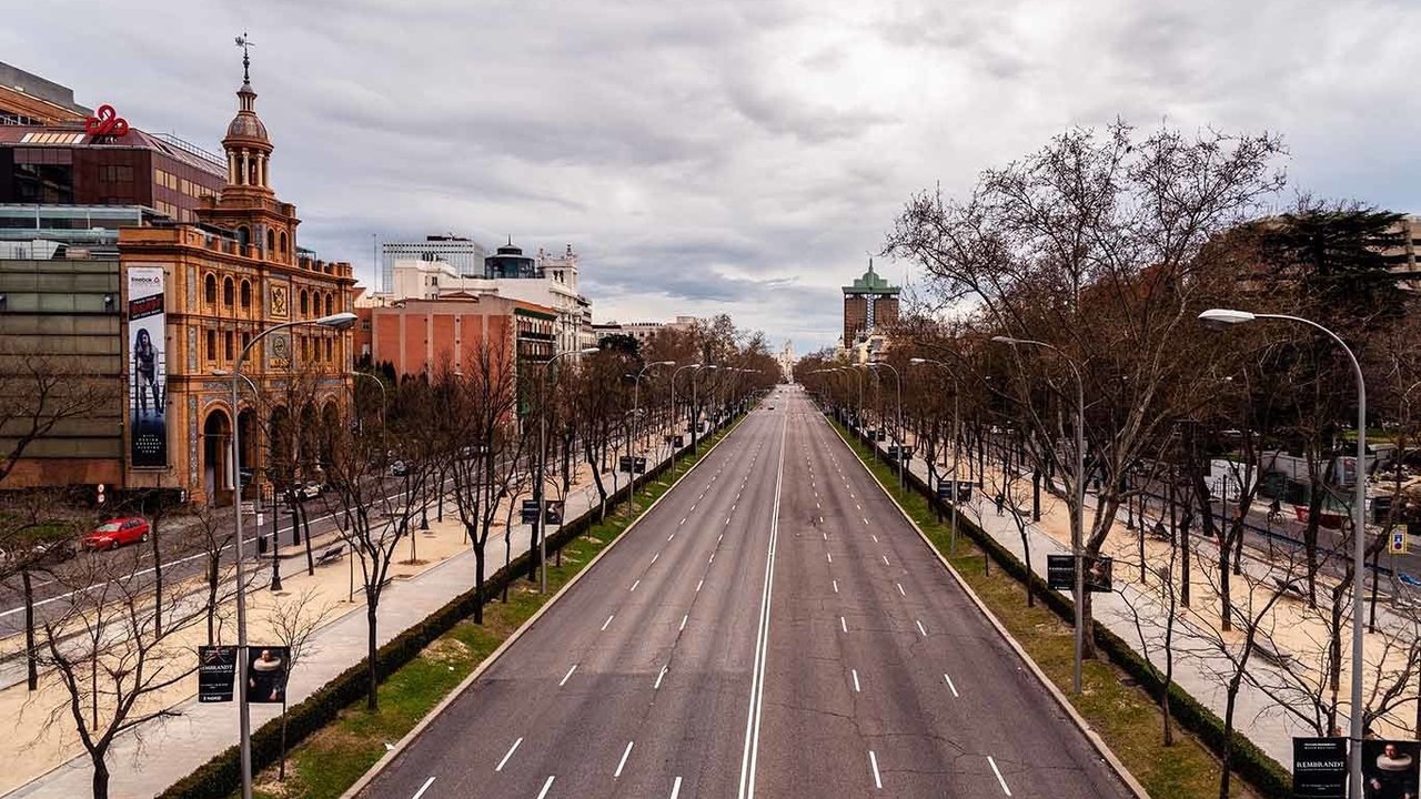 Imagen de Madrid el 8 de marzo de 2020 durante la primera ola del Covid-19