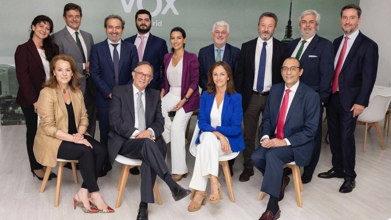 Diputados de Vox en la Asamblea de Madrid