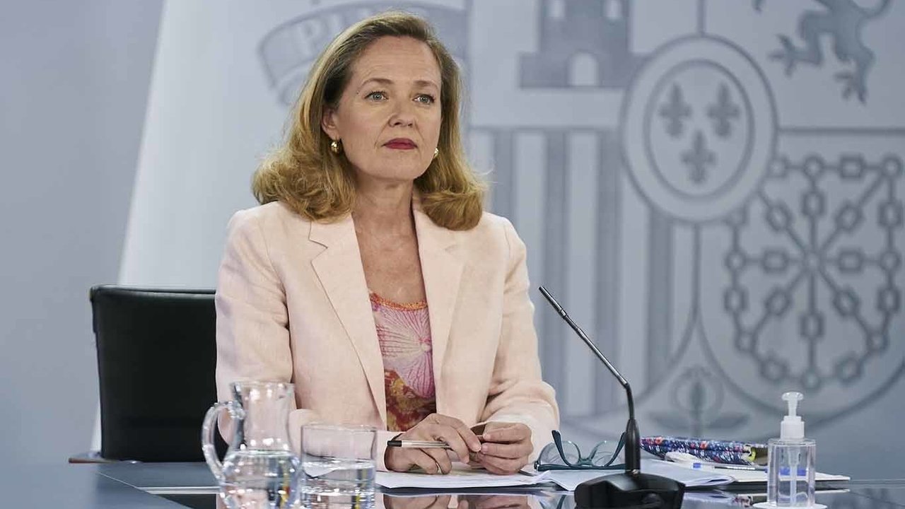 La vicepresidenta segunda y ministra de Asuntos Económicos y Transformación Digital, Nadia Calviño. 6/7/2021