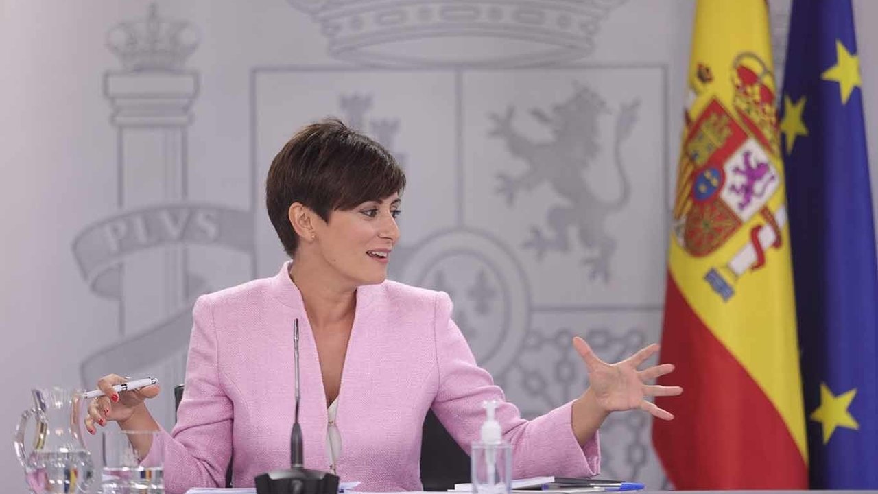 La ministra Portavoz y ministra de Política Territorial, Isabel Rodríguez. 13/7/2021