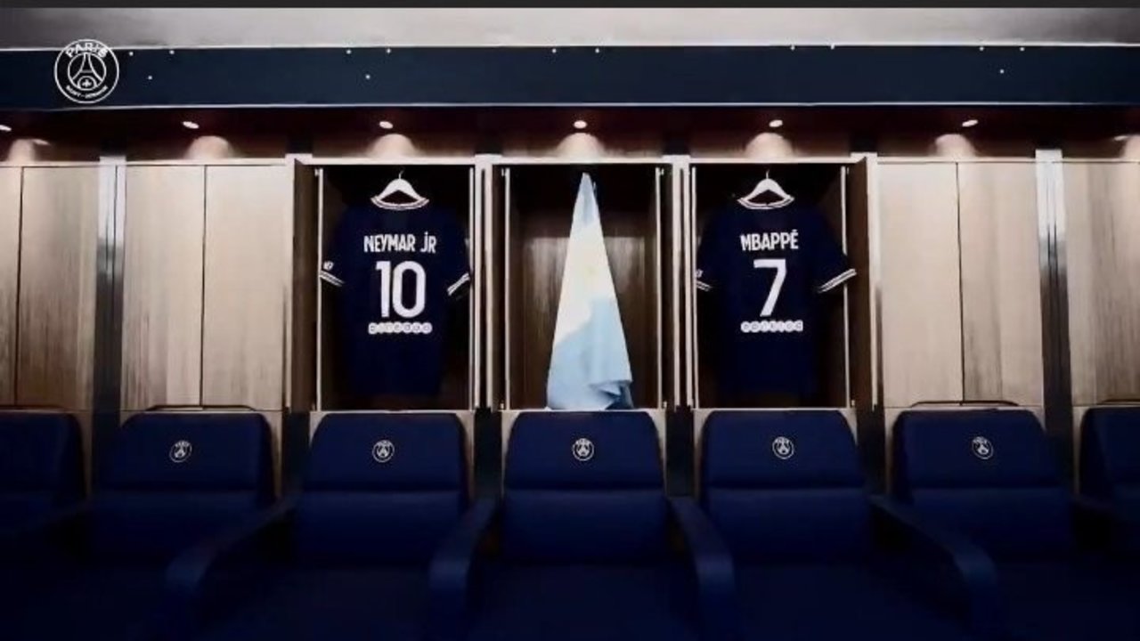 La bandera argentina en el vídeo del equipo francés.