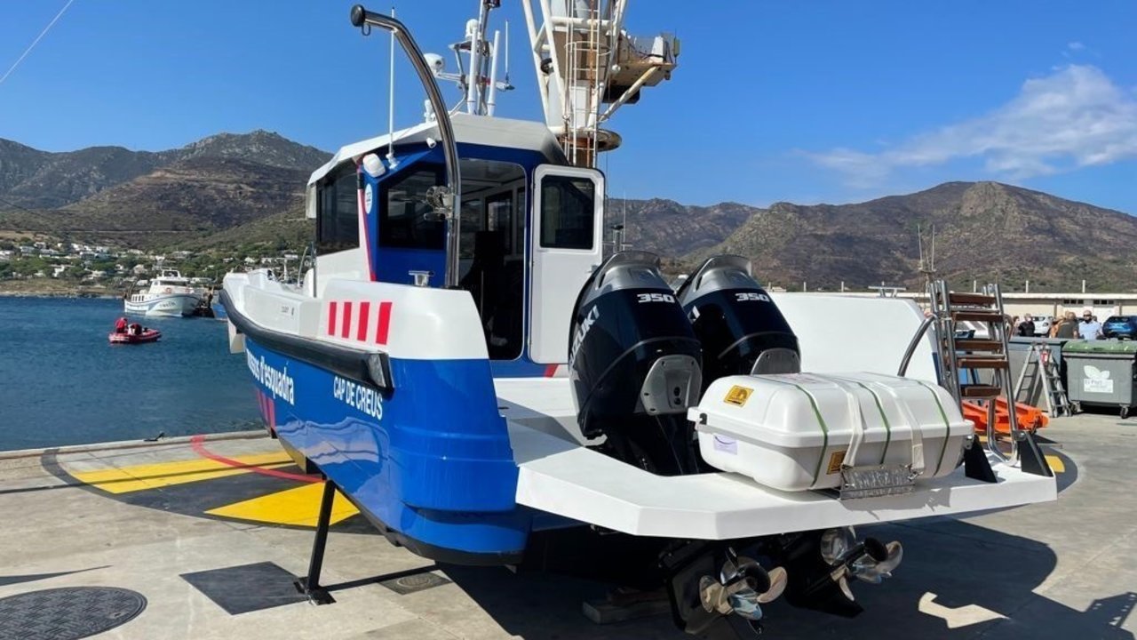 Imagen de la nueva embarcación 'Cap de Creus' de los Mossos d'Esquadra.