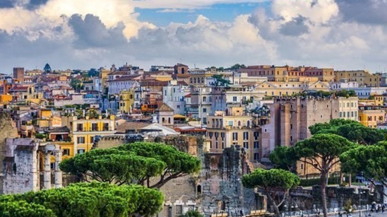 Vista de Roma desde una de sus colinas