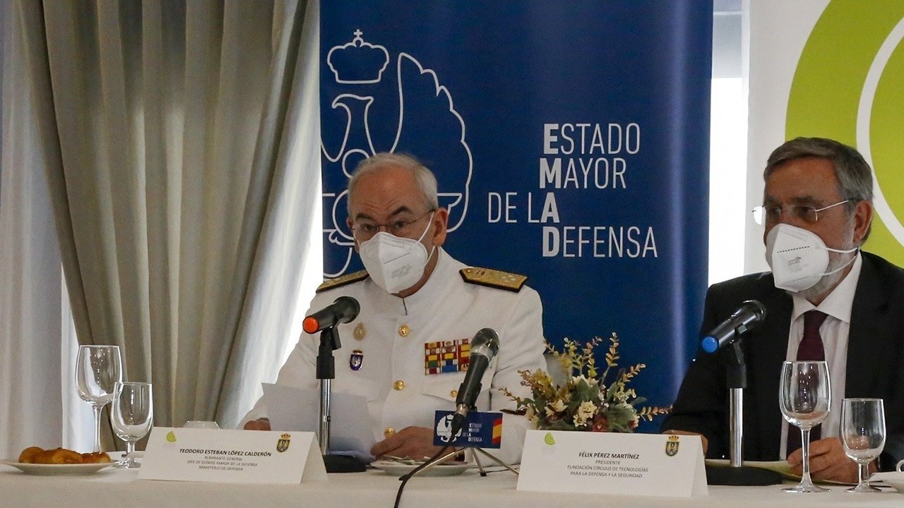 El Jefe del Estado Mayor de la Defensa (JEMAD), almirante general Teodoro López Calderón.