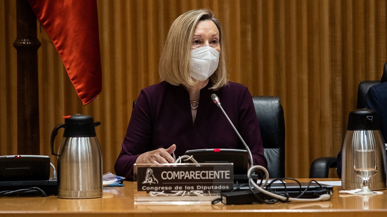 La subsecretaria de Defensa, María Amparo Valcarce 28/10/2021