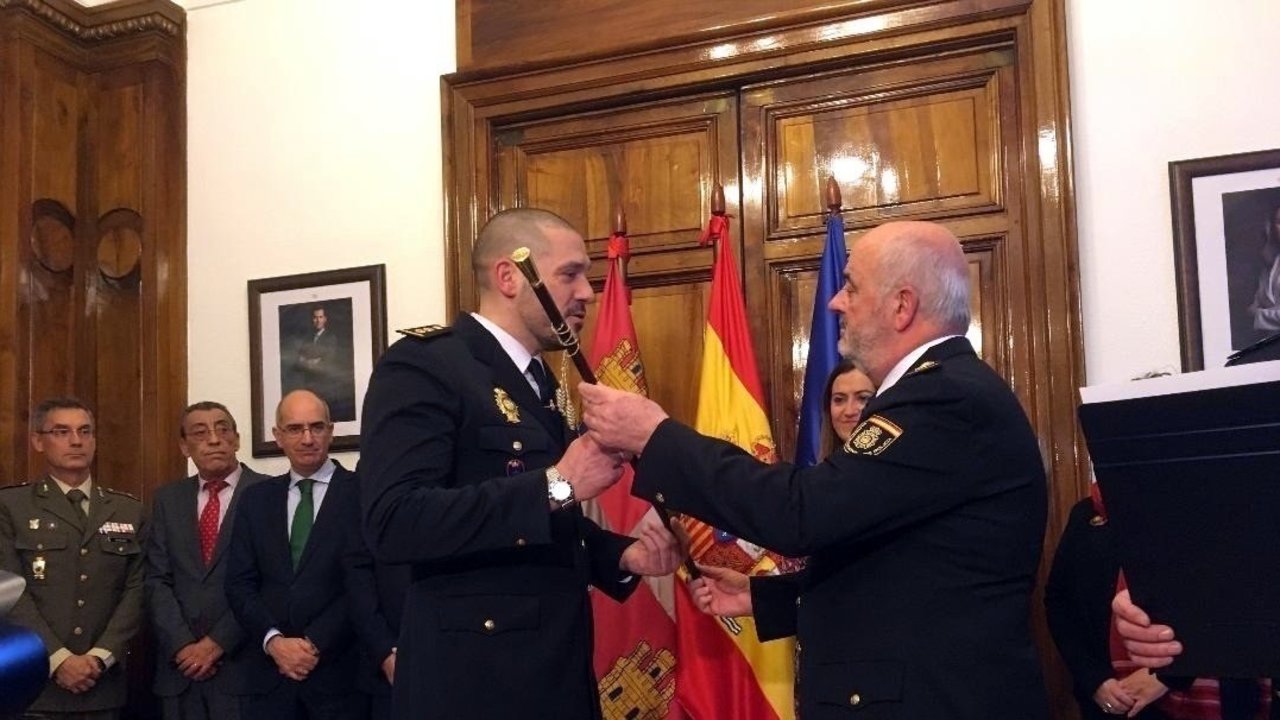 El comisario Esteban Lezáun toma el mando de la Policía Nacional en Salamanca. Foto de archivo.