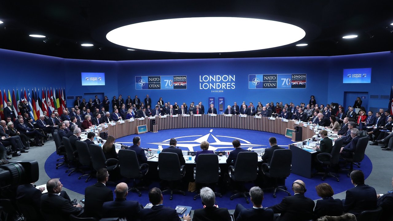 Cumbre de la OTAN en Londres.