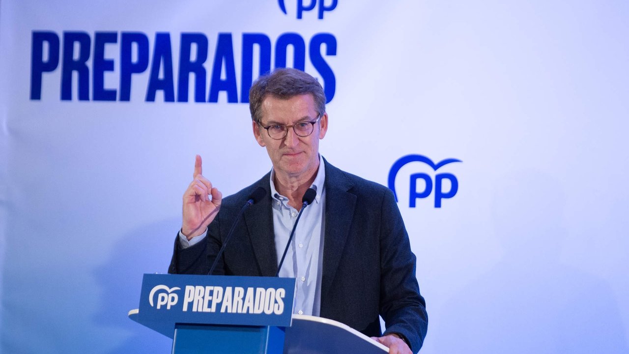 El líder del PP y presidente de la Xunta de Galicia en funciones, Alberto Núñez Feijóo.